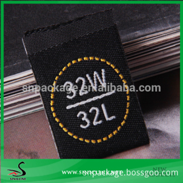 Sinicline Design Apparel Center Fold Woven Label with Danmask Material